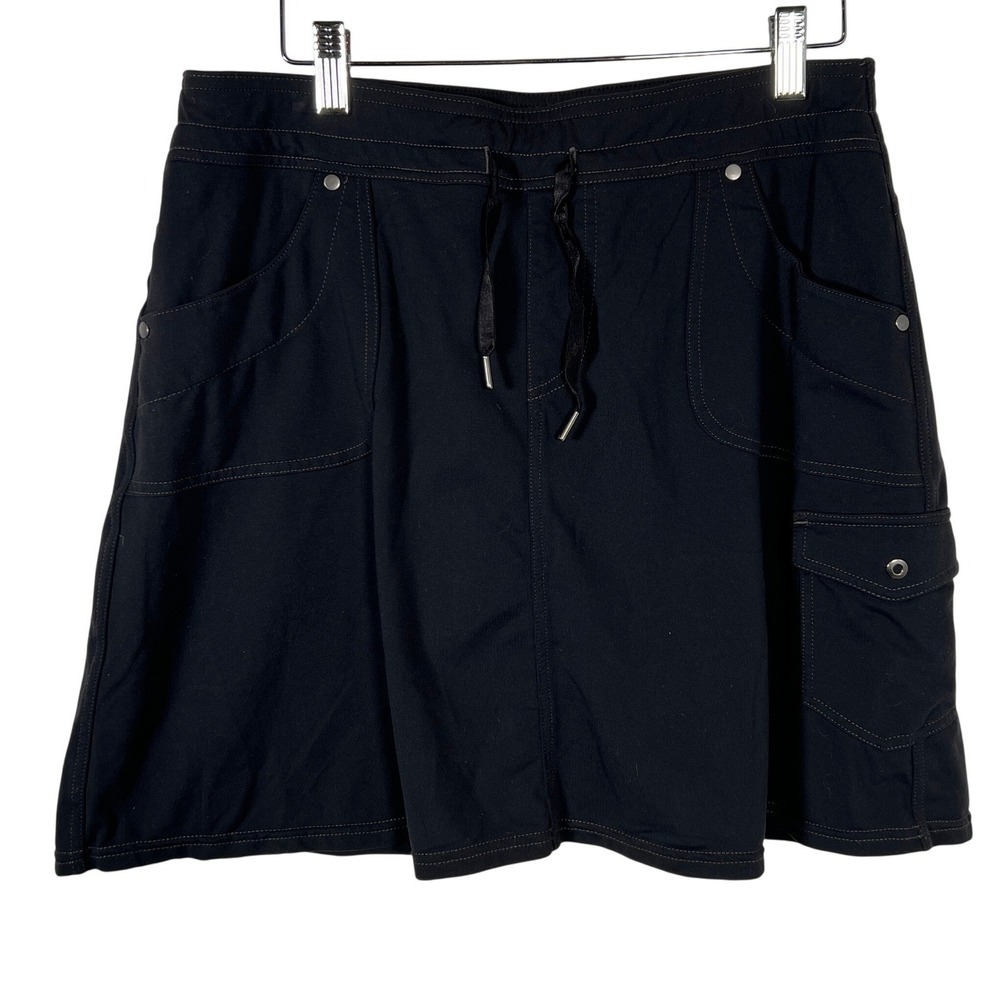 KUHL‎ Outdoor Black Skort Built-in Shorts Cargo Pockets Hiking Activewear Medium